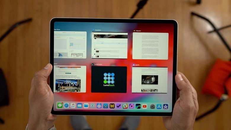 iPad Pro 12.9 (2018) chạy đa nhiệm
