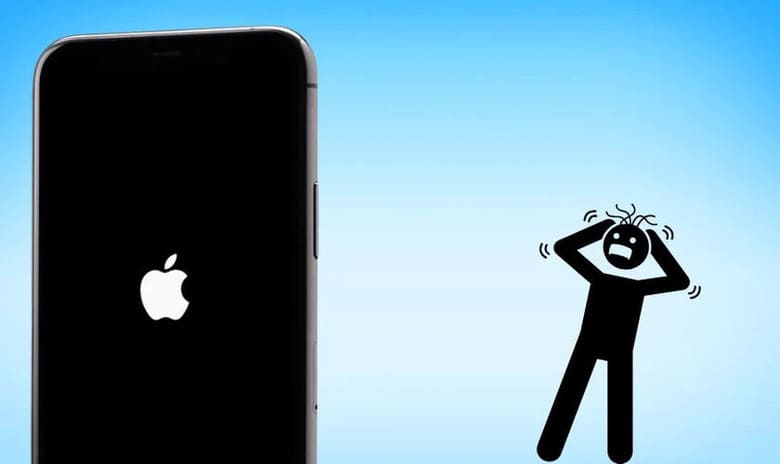 iPhone 13 Pro Max nhấp nháy táo liên tục không tắt được