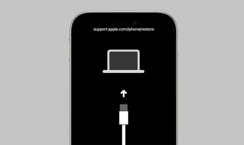 Kết nối iPhone với máy tính để kiểm tra trạng thái