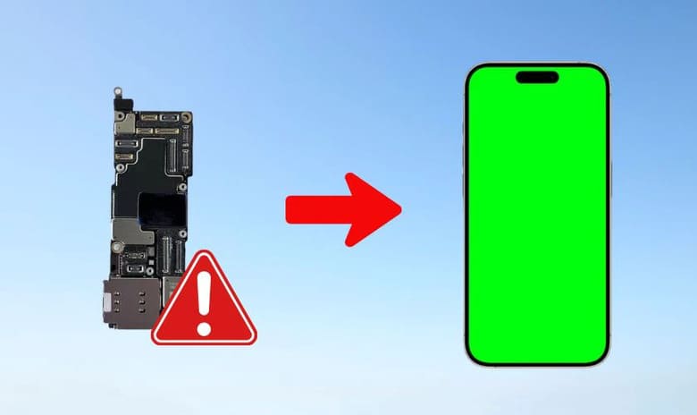 Vấn đề phần cứng làm iPhone 14 Pro Max bị lỗi màn hình xanh