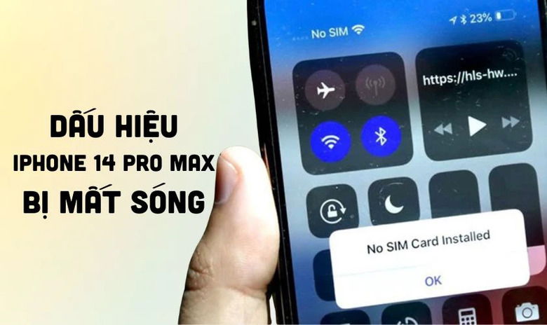 Những dấu hiệu cho thấy iPhone 14 Pro Max đang gặp lỗi mất sóng