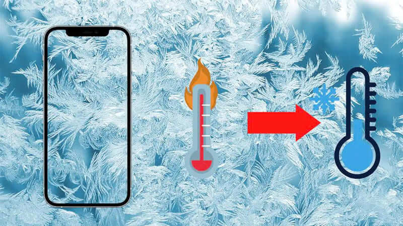Ngưng sử dụng máy và đặt iPhone ở nơi thoáng mát