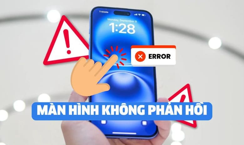 Dấu hiệu màn hình iPhone 16 Pro Max bị liệt cảm ứng