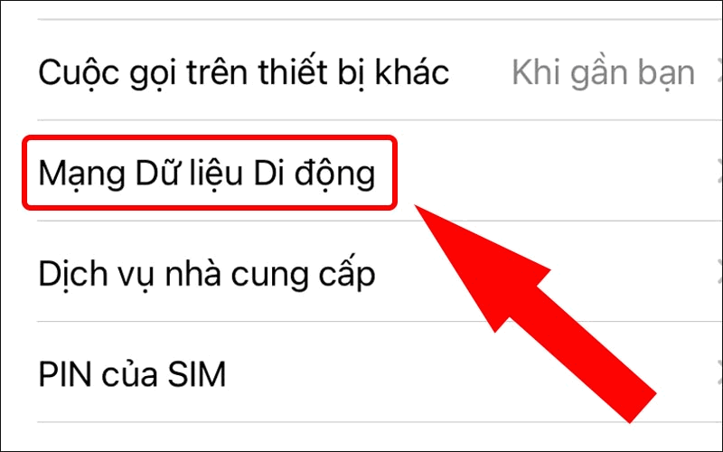 Kiểm tra gói cước xem còn dữ liệu mạng hay không