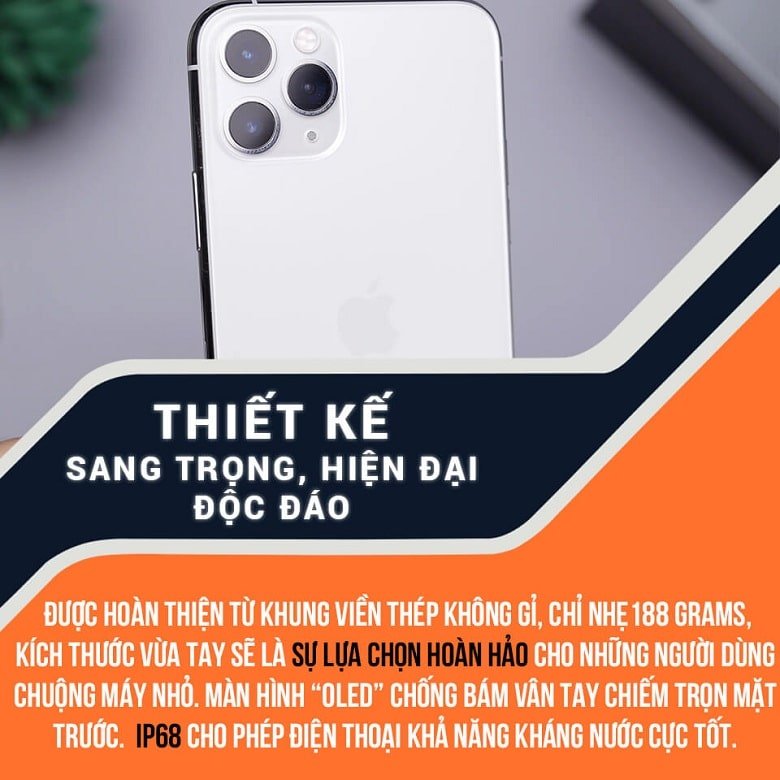 thiết kế iPhone 11 Pro CPO