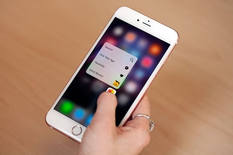 iPhone 6S Plus cũ sở hữu công nghệ cảm ứng lực touch 3D