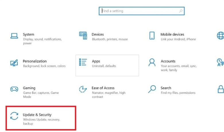 Sửa lỗi thông qua Windows Update Troubleshooter 