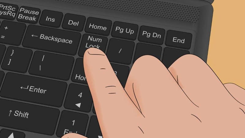 Xử lý lỗi không đánh được số trên bàn phím laptop Dell, HP, Asus