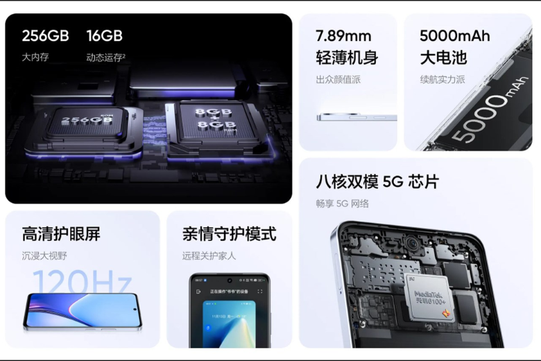Realme V50  V50s 5G (6GB - 128GB) - Chip Dimensity 6100+ 0