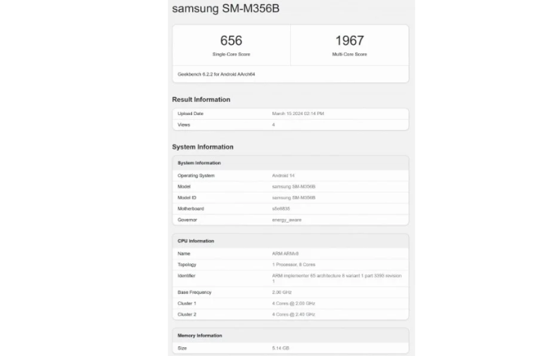 Samsung Galaxy M35 Ấn Độ 2