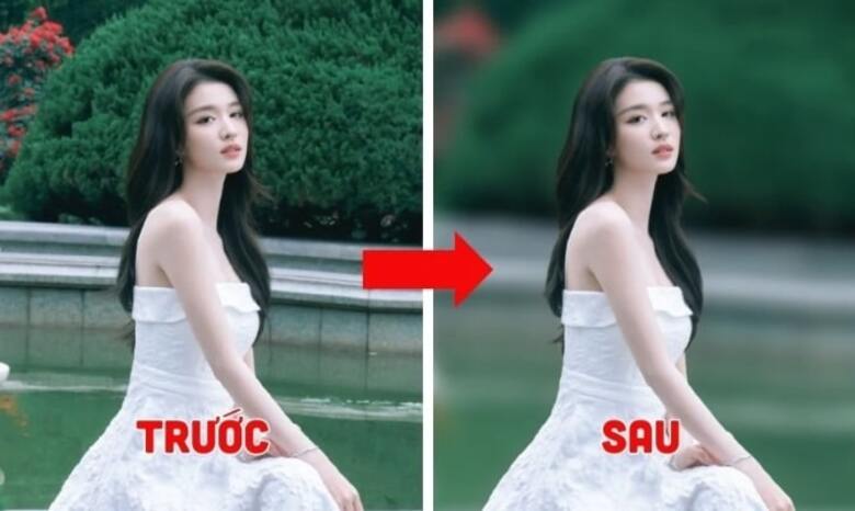Ưu điểm của việc làm mờ nền ảnh trên Xingtu 醒图