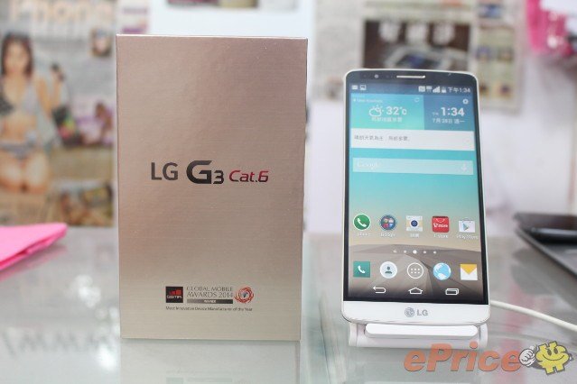 LG G3 Cat 6 F460 LTE-A prime thiết kế