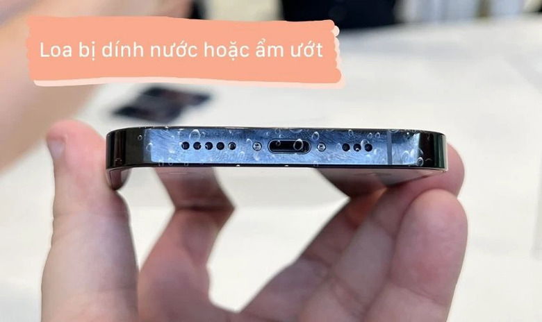 Loa bị ẩm do nước hoặc môi trường độ ẩm cao