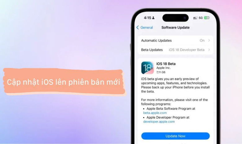 Cập nhật kịp thời giúp máy giảm nguy cơ gặp lỗi loa