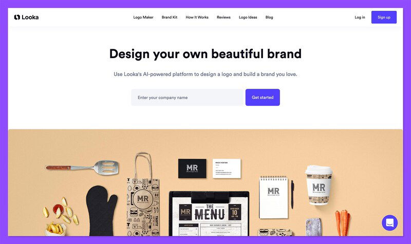 Looka – Gợi ý logo theo lĩnh vực kinh doanh