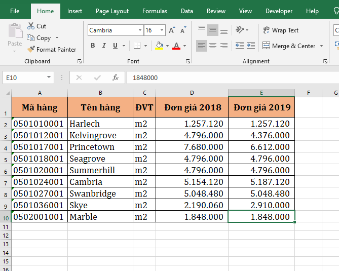 Mẹo tránh lỗi #VALUE! trong Excel