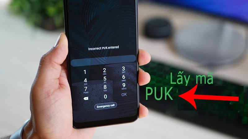 Mở khóa PIN sim bằng mã PUK