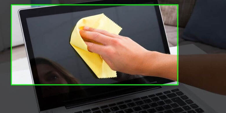 Lau màn hình bằng khăn vải mềm