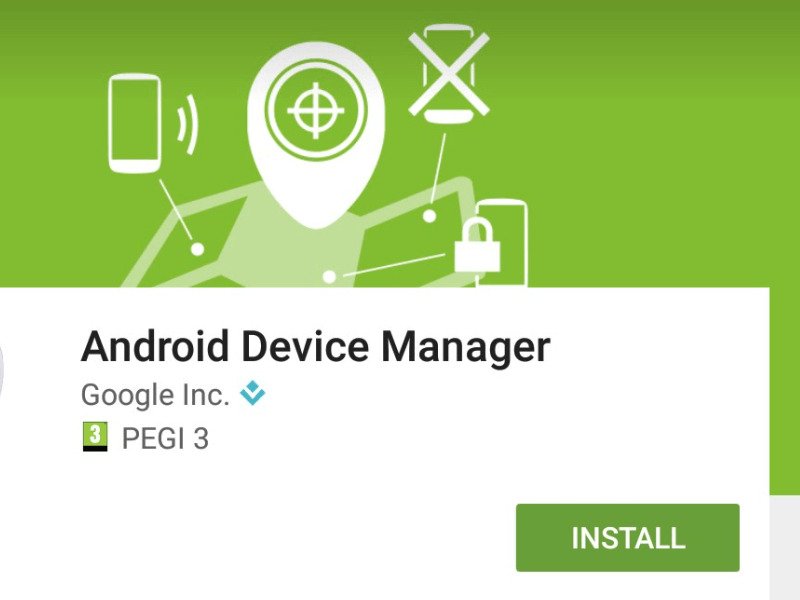 Dùng trình duyệt web Android Device Manager 