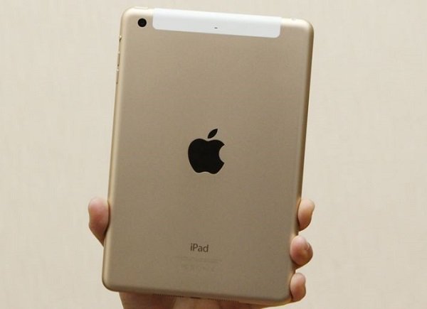  iPad mini 3 cũ được bổ sung màu vàng khá sang trọng