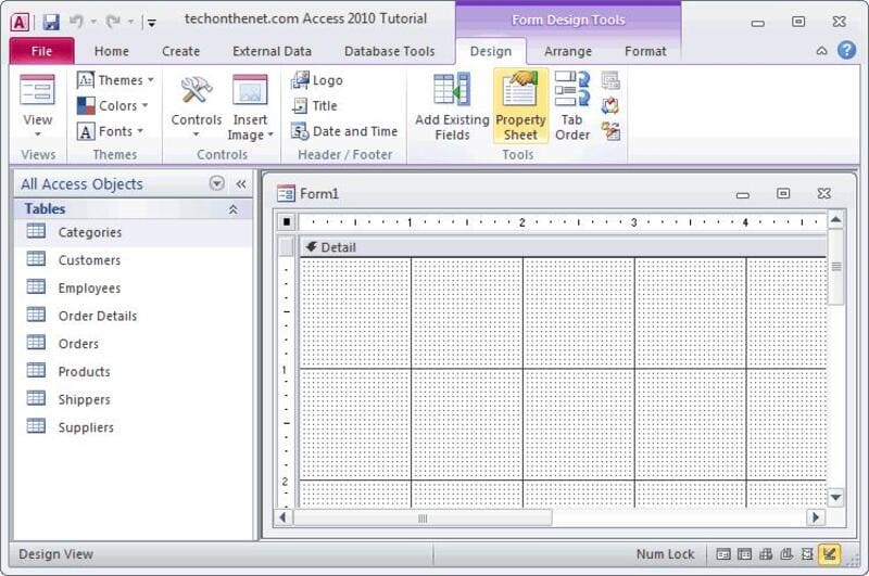 Thiết kế Form và Report