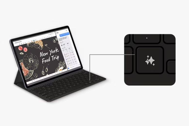 Bao da kèm bàn phím AI Samsung Galaxy Tab S10 Plus