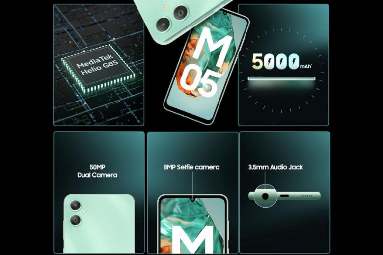 Galaxy M05 ra mắt