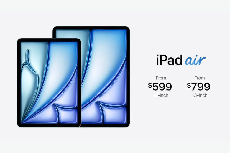 Giá bán của iPad Air 6 trên Apple Store Online