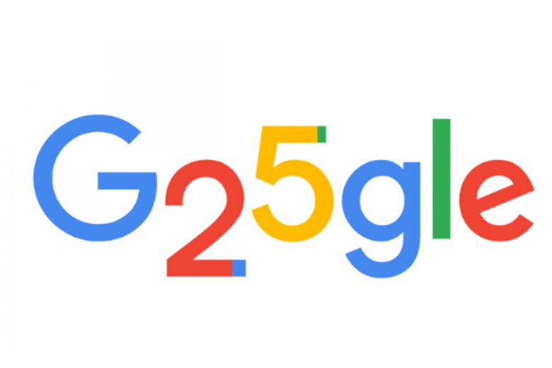 Logo sinh nhật Google lần thứ 25