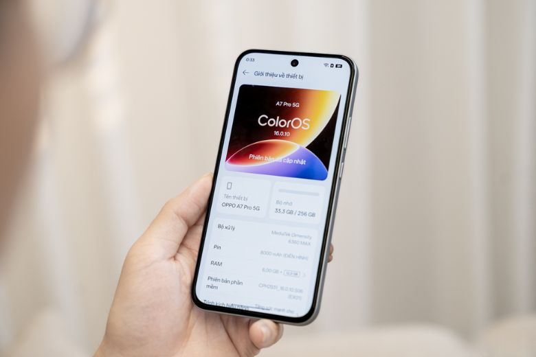 Đánh giá Oppo A7 Pro 4