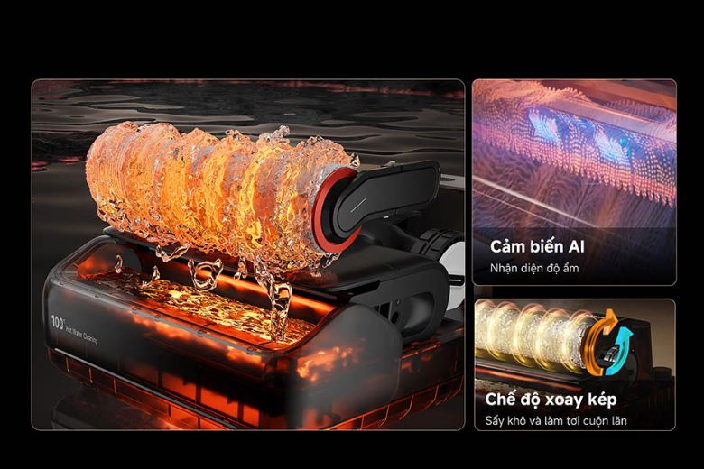 Máy hút bụi lau nhà khô và ướt Dreame H15 Pro Heat 7