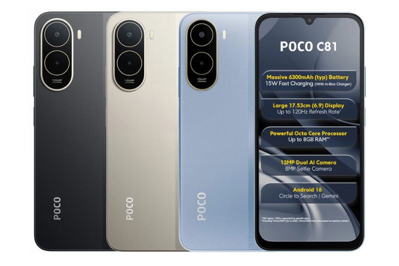 Poco C81 và C81x ra mắt 2