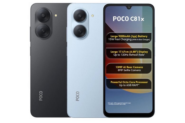 Poco C81 và C81x ra mắt 3