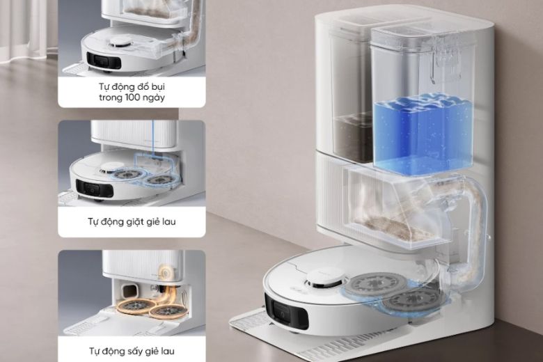 Robot hút bụi lau nhà Dreame D20 Ultra chính hãng 4
