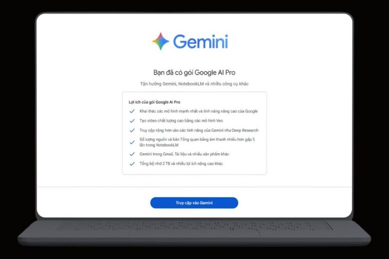 Đăng ký Google Gemini Pro miễn phí cho sinh viên 11