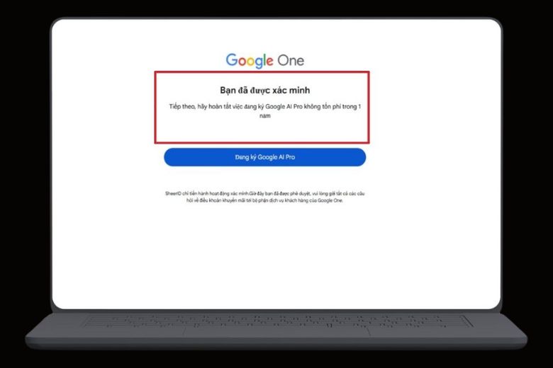 Đăng ký Google Gemini Pro miễn phí cho sinh viên 8