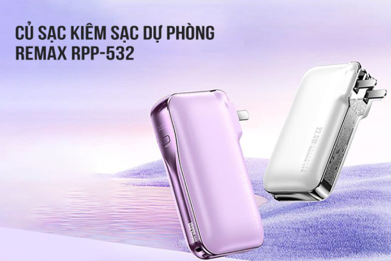 Củ sạc & sạc dự phòng 10000mah Remax RPP-532