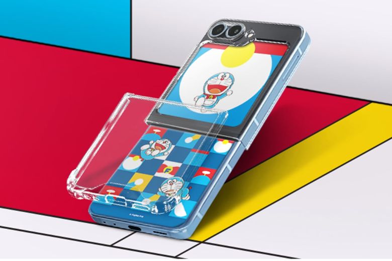 Cấu hình phiên bản Doraemon tương tự với Z Flip6 tiêu chuẩn