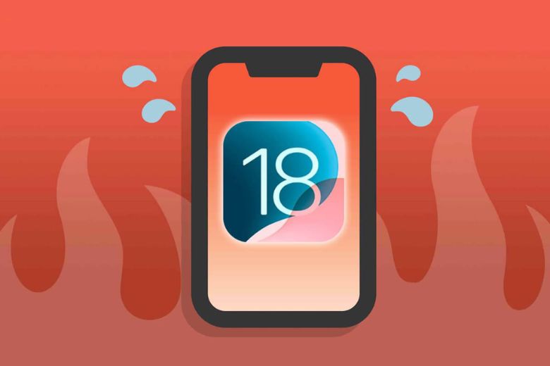 iPhone chạy iOS 18 bị nóng máy