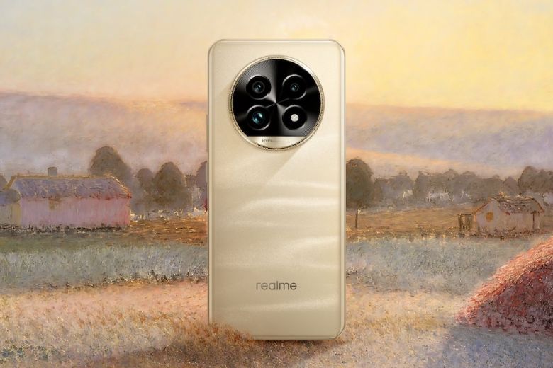 Tùy chọn màu Monet Gold của realme 13 Pro Plus