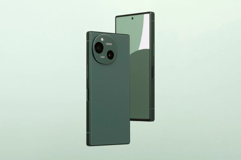 Thiết kế cân đối của Aquos R9