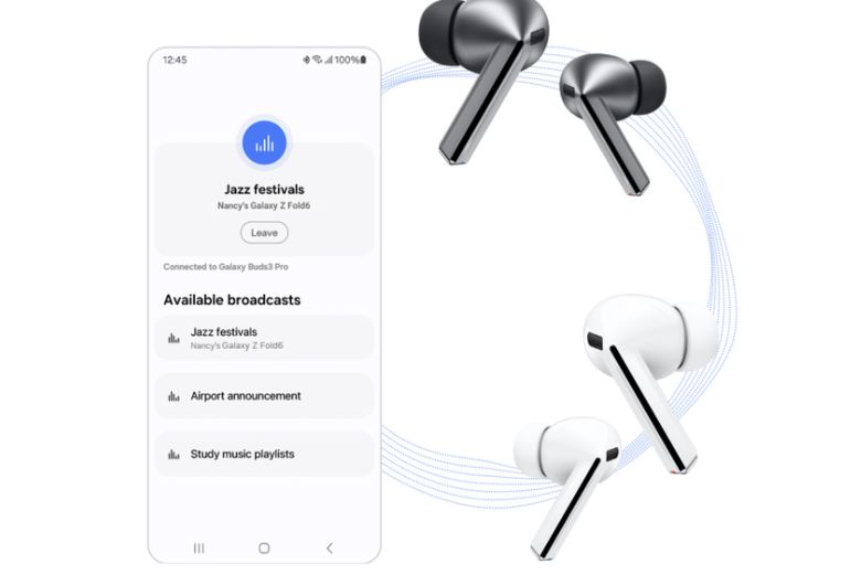 Công nghệ phát sóng Auracast của Galaxy Buds 3 Pro