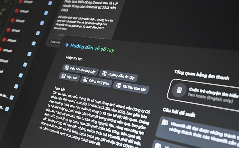 Cách Google NotebookLM phân tích và trả lời dựa trên tài liệu người dùng cung cấp