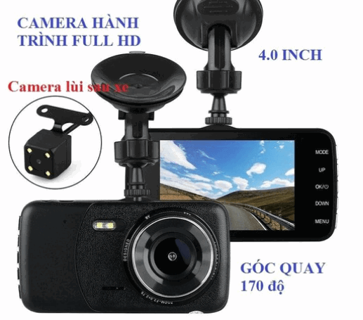Camera hành trình nhỏ gọn, thiết kế đơn giản