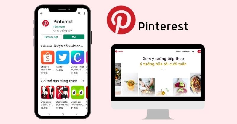 Pinterest có cách thức hoạt động đơn giản, giao diện dễ sử dụng