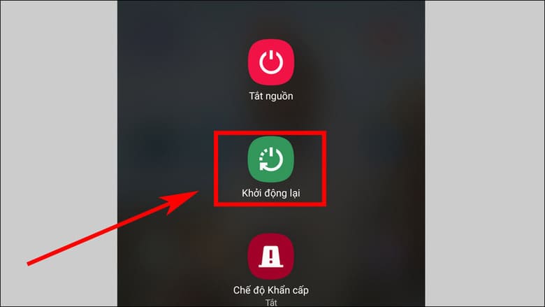 Khởi động lại Android để khắc phục system không phản hồi