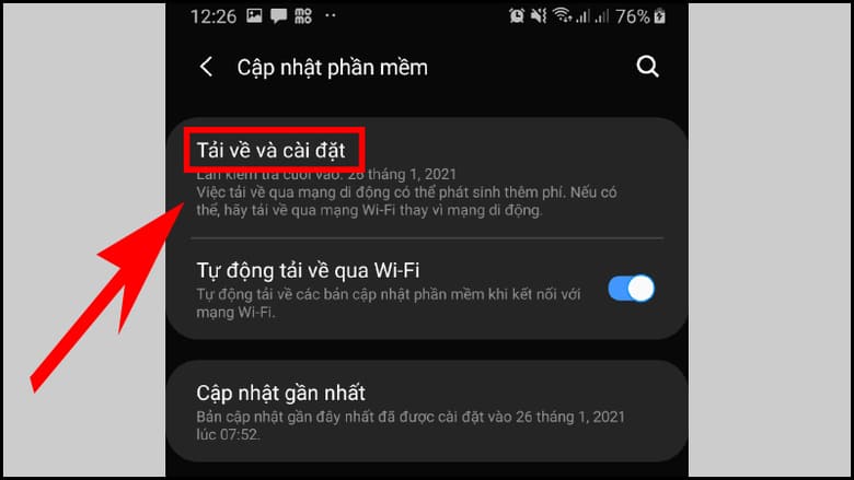Cập nhật Android để sửa lỗi system không phản hồi