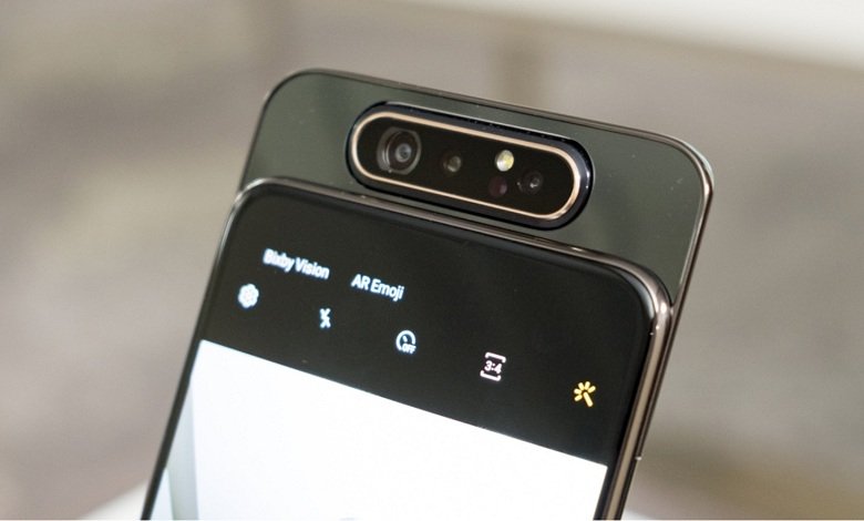Camera trượt độc đáo trên Samsung Galaxy A80