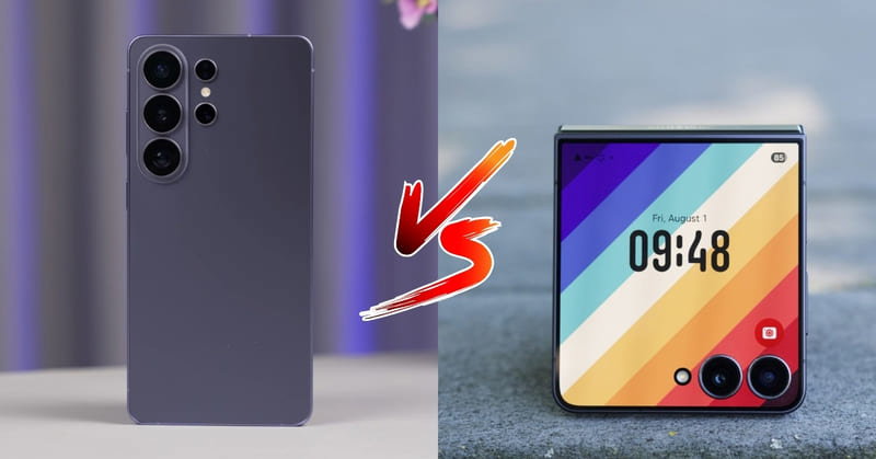 So sánh Samsung Galaxy S26 Plus và Galaxy Z Flip7 chi tiết