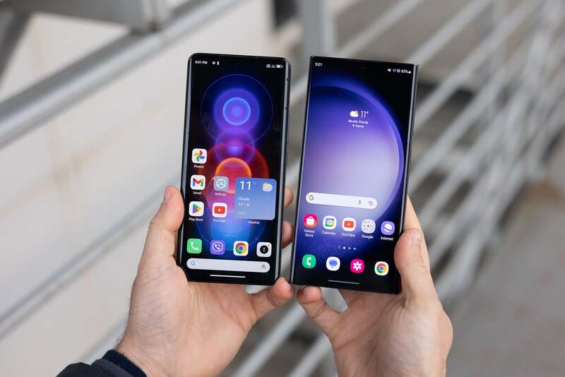 Màn hình AMOLED đang hiển thị hình ảnh sắc nét, màu sắc rực rỡ và độ tương phản cao.